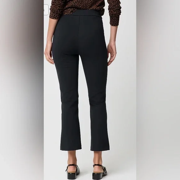 *NWT J Crew Factory black ponte cropped pull-on pants womens 6 - Picture 4 of 8